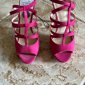 Hot pink heels